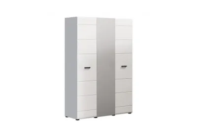 Шкаф «Ненси New» 3-х створчатый Белый глянец (Ш*В*Г) 1500x2200x524 мм