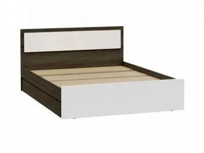 Кровать «Мартина» 1,4 м Венге / Белый глянец (Ш*В*Г) 1435х800х2037 мм