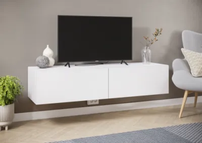 Тумба под ТВ Айден ТБН06-1400 белый 140 см