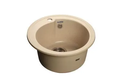 Мойка GranFest RONDO R-450 (круглая) Бежевый