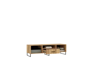 Тумба под ТВ Ненси LOFT (1600) Дуб крафт / дуб крафт 160 см