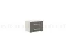 Спальня Фиеста NEW Графит / дуб крафт белый Вариант №2