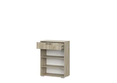 Комод Бостон КМ-800 дуб крафт серый / бетонный камень (ШхВхГ) 800*1065*400