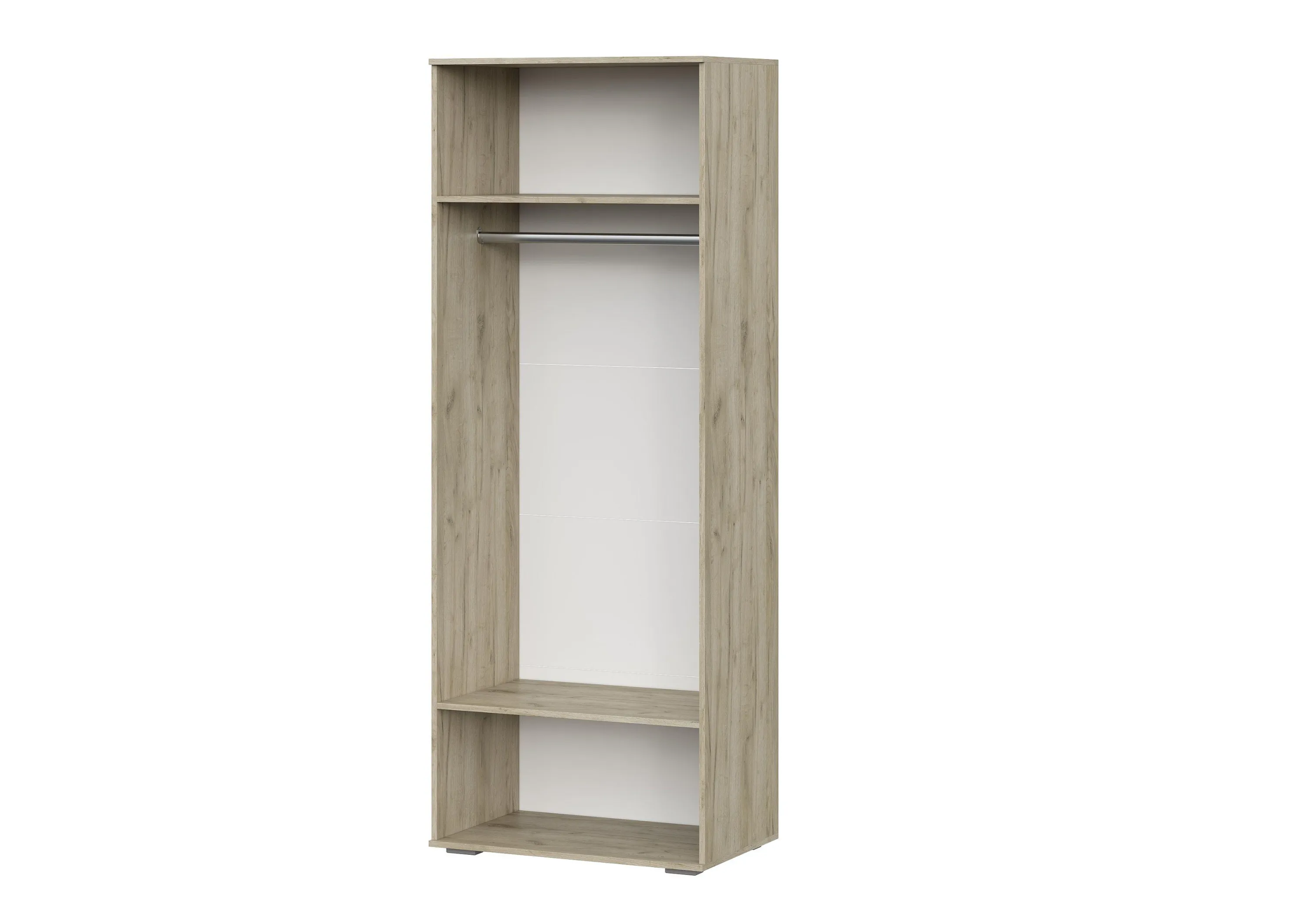 Шкаф Бостон ШК-800 дуб крафт серый / бетонный камень (ШхВхГ) 800*2120*500