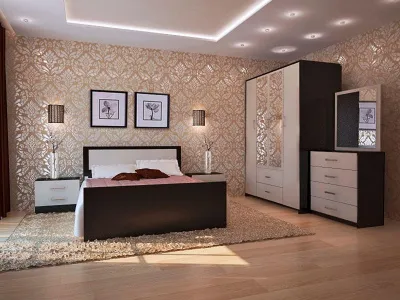 Кровать «Фиеста» Венге / Лоредо 1200*2000