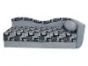 Тахта « Багира-1 » Квадраты-серая (Ш*Д) 900*1950 мм